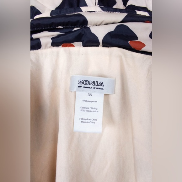 Sonia By Sonia Rykiel All Over Blossom Print / Leopard Print Rain Mac - Picture 4 of 13